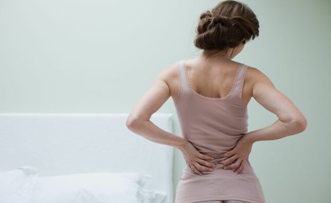 Even if you have back pain: Try to remain upbeat